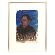 Jens Søndergaard, 1895-1957, portrait of a woman. Water ...