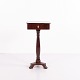 Antique Mahogany Sewing Table or Lamp Table with Column ...