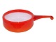 Holmegaard PaletRed bowl with handle 25 cm.