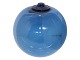 HolmegaardBlue decoration ball 9 cm.