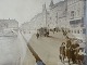 Framed photo from old Copenhagen circa 1910, Photo dimensions 23.5cm x 17cm, With frame 30.5cm x ...
