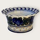 Older Aluminia faience, Fruit bowl, #1196/1028, Diameter 24cm, height 12cm, Marked in green MP ...