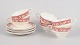Marlborough Royal Petal, set of six teacups with matching saucers.Classic English porcelain ...