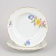 Meissen, dinner and soup plates.Pair consisting of a dinner plate and a soup plate in white ...