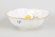 Meissen, large bowl.Large white porcelain bowl with hand-painted floral decoration, a ...