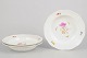 Set of three KPM Berlin deep plates.Antique hand-painted porcelain deep plates with floral ...