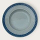 Royal Copenhagen, Blue fan, Deep plate #1212/11515, 22cm in diameter, 1st grade, Design Arnold ...