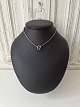Necklace with pendant made of sterling silver. Stamped 925. Length 41 cm. Width 2 mm. ...