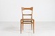 Gio Ponti StyleSlinder dining chair of elm wood made in the 1960sbraided with slim cane on ...