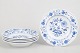 Meissen, set of five deep pasta plates.Elegant porcelain set in the Blue Onion pattern, ...
