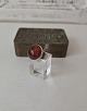 N.E.From vintage ring in sterling silver with oval amber pearl Stamped: N.E.From - Sterling - ...