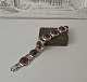 N.E.From beautiful vintage bracelet with amber beadsStamp: N.E.From - sterling - ...