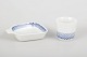 Lyngby/Danild, handled dish and small vase.Set consisting of a handled dish and a small ...