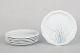 Tapio Wirkkala for Rosenthal, "Dragonfly" salad plates.Set of six salad plates from ...