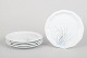 Tapio Wirkkala for Rosenthal, "Dragonfly" salad plates.Set of five salad plates from ...