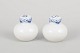 Royal Copenhagen Princess, salt and pepper set.Elegant salt and pepper set in fluted white ...