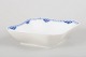 Royal Copenhagen Princess, square bowl.Elegant square bowl in fluted white porcelain with the ...