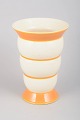 Villeroy & Boch, large Art Deco faience vase.Large faience vase with an elegant Art Deco form, ...