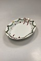 Royal Copenhagen Star Fluted Christmas Oval Dish No. 376 Measures 34 cm x 25.3 cm / 13.38 ...