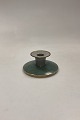 Royal Copenhagen Craquelée Candlestick No. 457/3335. Light green/Sea greenMeasures 11,5 cm x ...