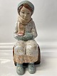 Figure, Sitting Girl, Spain vintageArtistica Levantina Spain porcelain figureHeight 26.5 ...