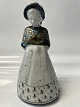 Bing & Grondahl stoneware figurine, Woman in traditional costume.Decoration number 205/2 ...