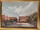 Hans Bendix Pedersen (1915-2006):Parti fra Skagen.Olie på pladeSign. Bendix P.Betegnet - ...