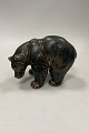 Royal Copenhagen Brown Bear No. 21519 by Knud Kyhn. Measures 14.5 x 20.5 cm / 5 45/64 inch x 8 ...