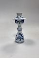 Bjørn Wiinblad Felicia Candlestick. Porcelain with decoration in white and blue. Measures 19.5 ...