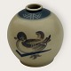 Royal Copenhagen, Iron Porcelain made between 1929 and 1950, small vase with duck, # 26 / 145, ...