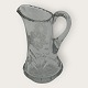 Small jug with many flower cuts, 15cm high, 10cm wide *Good condition*
