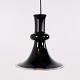 Etude pendant designed by Michael Bang for Holmegaard in the 1970s. The lamp is made in black ...