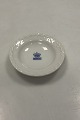 Royal Copenhagen Dealer / Advertisement Plate on White Half LaceMåler 7,1cm / 2.80 inch