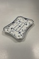 Royal Copenhagen Blue Fluted Half Laced Oblong Tray No 716. Measures 24.5 cm / 9 41/64 in. x 17 ...