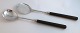 Kay Bojesen. Sterling serving set with wooden handles. Length 31 cm