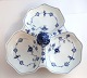 Royal Copenhagen. Blue fluted, plain. Cabarat dish, three-part. Model 18. Diameter 33 cm. ...