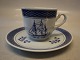 12 sets in stock0956-46 Cup (20 cl.)  & saucer 15.2 cm  Sailship service Royal Copenhagen Blue ...