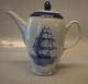 1 pcs in stock1105-46 Coffee pot 0,9 L / 20.5 cm Sailship service Royal Copenhagen Blue ...