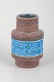 Aldo Londi for Bitossi, vase.Decorative ceramic vase with a sculptural cylindrical form and ...