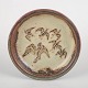 Knud Kyhn for Royal Copenhagen, stoneware dish.Round stoneware dish, model 21586, decorated ...