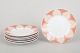 Royal Copenhagen, set of six Fairytale plates.Set of six decorative salad porcelain plates ...