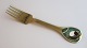 Michelsen. Christmas fork. 1981. Sterling (925). Design Falke Bang