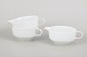 Tapio Wirkkala for Rosenthal, set of three sauce boats.Set of three sauce boats in white ...