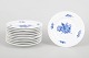 Royal Copenhagen Blue Flower Braided, set of eleven cake plates.Set of eleven porcelain cake ...