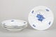 Royal Copenhagen Blue Flower Angular, set of four large deep plates.Set of four large deep ...