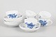 Meissen Blue Flower, set of six coffee cups with saucers.Set of six porcelain coffee cups ...