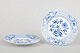 Meissen Blue Onion, set of two pierced side plates.Set of two pierced porcelain side plates ...