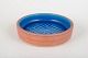 Jørgen Mogensen for Royal Copenhagen, bowl.Round stoneware bowl with a warm reddish-brown ...