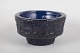 Göte Augustsson for Ruda Glasbruk, large art glass bowl.Large and substantial bowl in deep ...