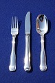 Georg Jensen Old Danish or Dobbeltriflet Danish Vintage silver flatware cutlery, Vintage table ...
